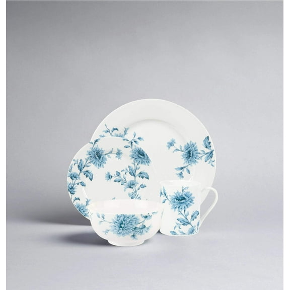 Portmeirion Home 16-PC SET VINTAGE DENIM