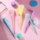 thumbnail image 5 of Juego de brochas de maquillaje de 17 piezas, juego de brochas de maquillaje coloridas, correctores de colorete, juego de brochas de maquillaje para sombra de ojos, 5 of 5
