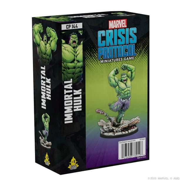 Atomic Mass Games Marvel Crisis Protocol The Immortal Hulk Character Pack Miniaturas Juego de batalla Juego de estrategia para adultos mayores de 14 años 2 jugadores Tiempo de juego promedio 90 minuto