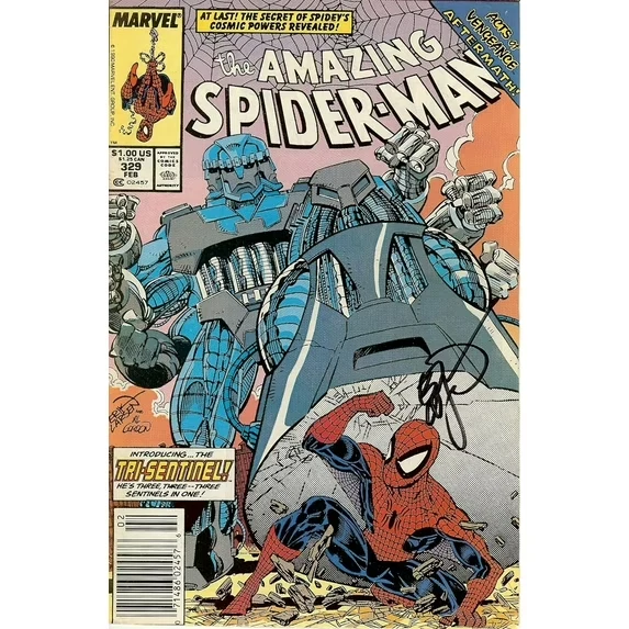 Amazing Spider-Man #329 Signed by Erik Larsen