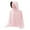 Pink, variant on Girls Rash Guard Jacket Tops Solid Soft Hooded Long Sleeve Summer Rashguard Zipper Sweatshirts for Teen Kids UPF 50+