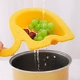 thumbnail image 5 of SSBSM Drain Basket Multifunctional High Capacity Easy to Clean Elephant Shape Fruits Vegetables Draining And Storing Basket for Home, 5 of 8