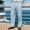 #Light Blue, variant on DPTALR Men's Linen Lightweight Casual Straight Leg Loose Fit Summer Beach Yoga Pants with Pockets, Black Big and Tall Men L