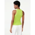 thumbnail image 2 of Scoop Women's Ribbed Sleeveless Polo Shirt, 2 of 5