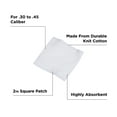 thumbnail image 5 of Allen Company 2" Firearm and Handgun Cleaning Patches, .30-.45 ACP Cal, 225-Pack, White, Cotton, n/a, 5 of 14