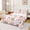 Pink Brown White, variant on Manfei Merry Christmas Bed Sheets 4pcs, Cute Gingerbread Snowflake King Sheets, Happy New Year Sheet Set for Boys Girls, Breathable Home Decor