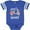 Football Blue and White, variant on Inktastic Gotta Scoot Cute Scooter Girls Baby Bodysuit