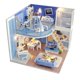 thumbnail image 2 of DIY casa de muebles y accesorios junto Romántico Casa estrellada puzle cubierta a prueba de polvo auto ensamblado para Hugo Casa de muñecas de artesanía, 2 of 10