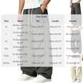 thumbnail image 4 of ZVAVZ Wide Leg Parachute Pants for Men Y2k Baggy Track Pants Fashion Outdoor Sports Pants with Zipper Pockets Black L, 4 of 10