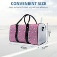thumbnail image 2 of Hello kitty Travel duffel bag, weekend bag men small gym bag women, maternity hospital bag, overnight bag duffel bag, flight travel essentials, 2 of 5