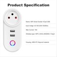 thumbnail image 2 of Israel Plug Tuya Smart Home 16A WiFi Smart Plug, 2 of 5