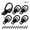 black, variant on 6pcs Heavy-Duty D-Ring Tie Downs Anchors for Trucks, Boats, and Trailers