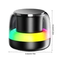 thumbnail image 3 of Puntoco Pequeño Altavoz Bluetooth Mini Altavoz inalámbrico portátil Alcance Bluetooth de 49 pies Soporte de Graves Mejorado Tarjeta de inserción Altavoz Bluetooth para Viajes Senderismo Coche Regalo, 3 of 9