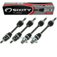 thumbnail image 2 of 4 pc Sixity XT Front Rear Left Right Axle compatible with Suzuki KingQuad 500 2014 - LT-A500X 4X4, 2 of 3