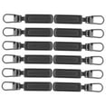 thumbnail image 3 of NICERIO 12Pcs Easy Install Zipper Puller Tabs for Jackets Bags Backpacks Durable Black Alloy Material, 3 of 6