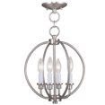 thumbnail image 2 of Livex Milania Support de Plafond Convertible en Nickel Brossé, 2 of 2