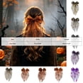 thumbnail image 4 of mgoYE Halloween Hair Bows Clips Cute Pattern Hair Barrettes Long Tail Hairpin Halloween Hair Accessories for Women Party Decoration, 4 of 5