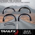 thumbnail image 2 of TrailFX Fender Flare TFF3011S TFX Fender Flares; Pocket Style; Extended Tire Coverage; Black Smooth Paintable Finish; Injected Polypropylene, 2 of 7