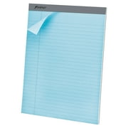 Ampad Pastels Pads, 8 1/2 x 11 3/4, Blue, 50 Sheets, Dozen -TOP20670