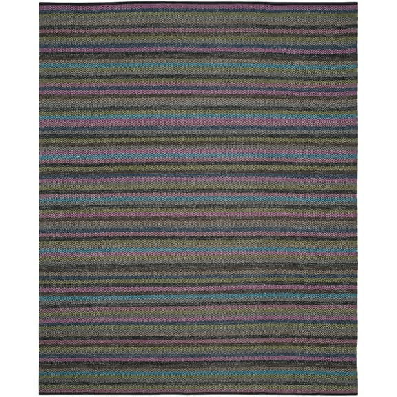 SAFAVIEH Striped Kilim STK421C Handwoven Grey /Multi Rug