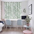 thumbnail image 4 of Green Ivy Leaves Kitchen Curtains Window Panels, Spring Plants Botanical Modern Country Insulated Window Treatment Curtain, Grommet Curtains for Bedroom/Living Room/Bathroom, 2 Piece 52"Wx72"L, 4 of 8