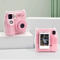 thumbnail image 5 of Transparent Storage Case For Instax Mini SE Camera Carrying Bag Protective Shell Crystal Case With Strap&Sticker Set, 5 of 9