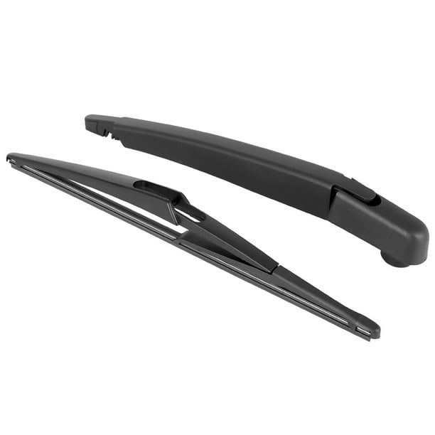 315mm 12" Coche Trasero Parabrisas Limpiaparabrisas Escobilla Brazo Kit Negro