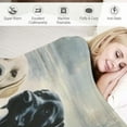 thumbnail image 3 of Orinice Dog Golden Retriever Blanket Soft Cozy Microfiber Throws Blankets All Season Bed Sofa,Couch Room Bedroom Chairs Dorm for Adult and Kids Women Gifts 40x50in, 3 of 6