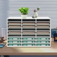 27 Slots Desktop File Sorter Literature Organizer Mail Paper Storage