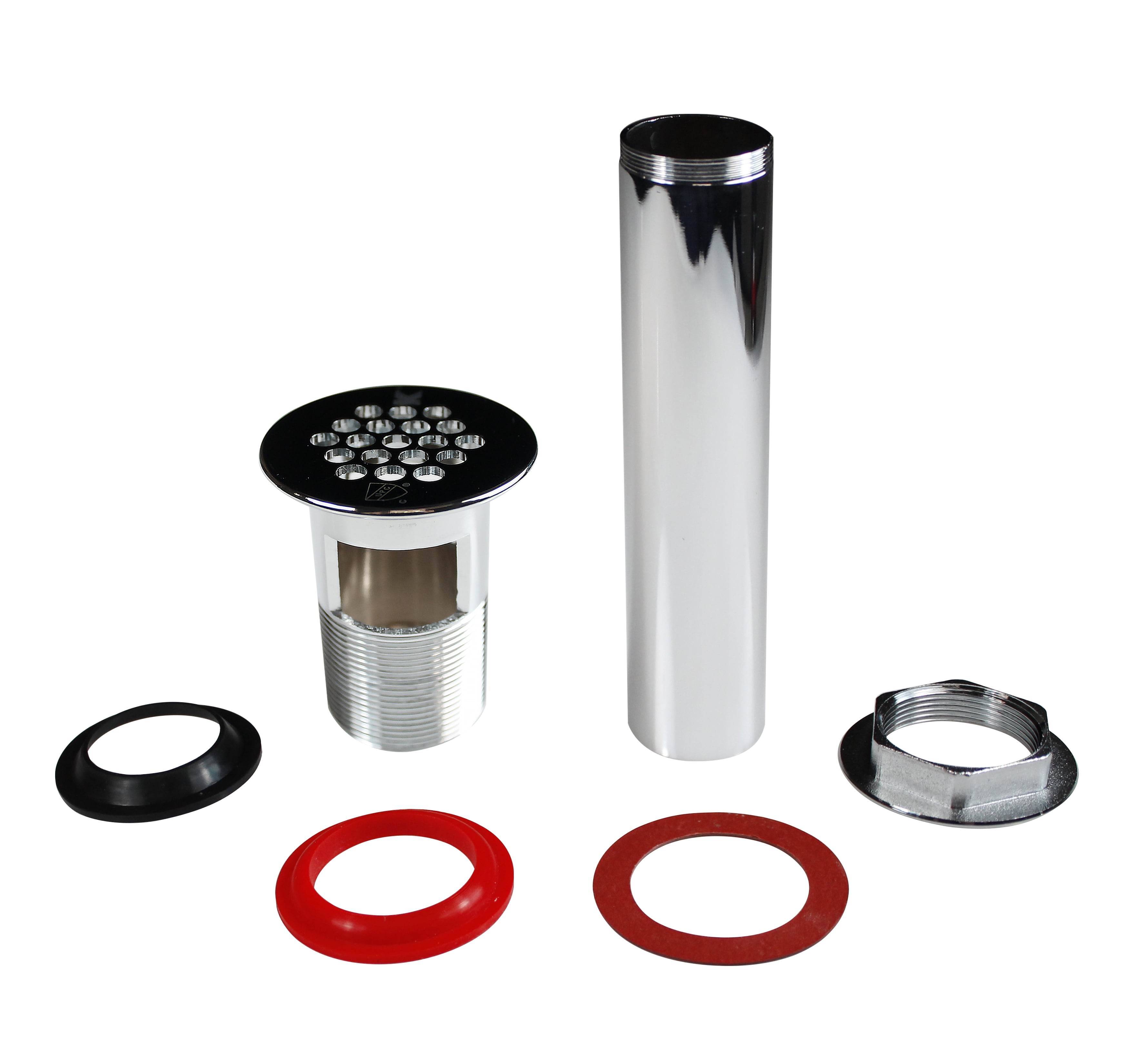 Keeney TruDrain 1-1/4 in. Open Grid Bathroom Sink Drain with Overflow, Polished Chrome