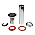 thumbnail image 5 of Keeney TruDrain 1-1/4 in. Open Grid Bathroom Sink Drain with Overflow, Polished Chrome, 5 of 11