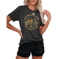 thumbnail image 4 of KimSoong Women Retro Desert Highway T-Shirt Adventure Shirts Funny Nature Graphic Tee Casual Short Sleeve Tee Tops, 4 of 7