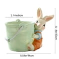 thumbnail image 3 of Easter C Easter Bunny Planter Pot With Drainage H Resin Supplies, Including 1* Planting Pot, Perfect for Family Gathering and Holiday Gift, 3 of 9