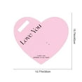 thumbnail image 3 of Valentine's Day Handheld Flower Card Heart Shaped Flower Gift Box Single Rose Bouquet Packaging Floral Box for Valentine's Day Mother's Day Wedding, 3 of 7