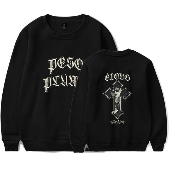 Peso Pluma Exodo Cross Sweatshirt Long-Sleeved Pullover
