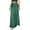 Army Green, variant on WRKEKC Long Skirts for Women Summer, Summer Skirts for Women, Women's Trendy Solid Color A-Line Satin Invisible Zipper Long Skirt