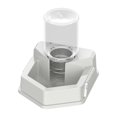 thumbnail image 1 of Comedero para reptiles, resistente, para mascotas, adorno, fácil limpiar, regalo, dispensador agua portátil para serpientes, geckos y tortugas. Blanco, 1 of 8