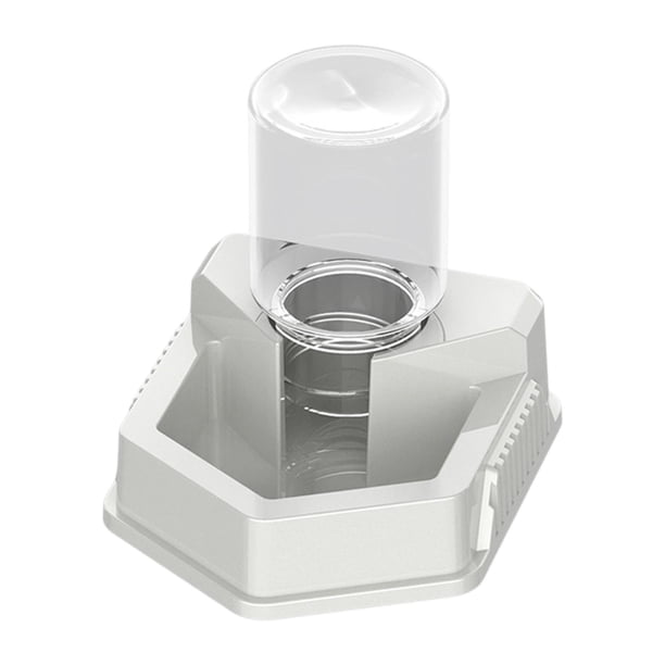 Comedero para reptiles, resistente, para mascotas, adorno, fácil limpiar, regalo, dispensador agua portátil para serpientes, geckos y tortugas. Blanco