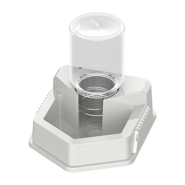 Comedero para reptiles, resistente, para mascotas, adorno, fácil limpiar, regalo, dispensador agua portátil para serpientes, geckos y tortugas. Blanco