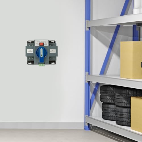 Dual Power Automatic Transfer Switch,Generator Transfer Switch,Dual Power Automatic Transfer Switch 50HZ/60HZ 2P 63A Dual Power Generator Changeover Switch 110V