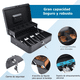 thumbnail image 3 of Caja Fuerte De Seguridad Metalica Para Dinero Modelo Negro, 3 of 4