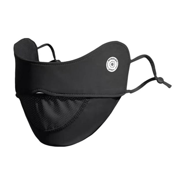 Masque Facial Respirant en Polyamide avec Protection UV pour la Conduite et les Activités Extérieures