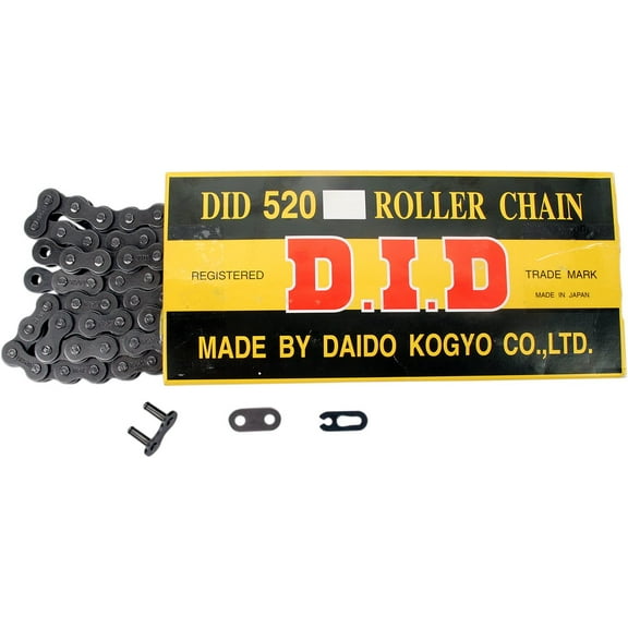 DID 118 Links 520 Standard Series Black Non O-Ring Chain (M520X118RB)