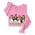 thumbnail image 5 of Cute Dog Christmas Sweatshirts for Women 2025 Long Sleeve Crewneck Graphic Sweatshirt for Dog Lovers Pullover Tops, 5 of 8