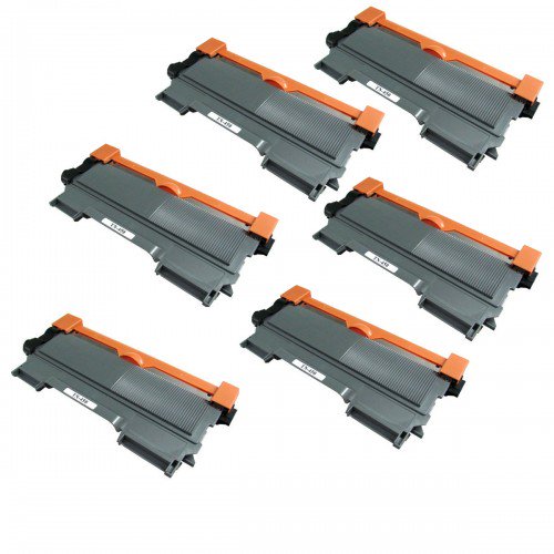 6 Pack Compatible Black Toner Cartridge TN450 for Brother Printer