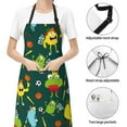 thumbnail image 4 of Kdxio Sport Monster Apron with Pockets Adjustable Kitchen Aprons for Men Women Waterproof Aprons for Cooking,Drawing,Crafting, Baking Household Cleaning, 4 of 8
