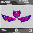 thumbnail image 3 of Kalair GFX Graphics Kit for Kawasaki KLX110 (2010-2023) Blaze Series, 3 of 5