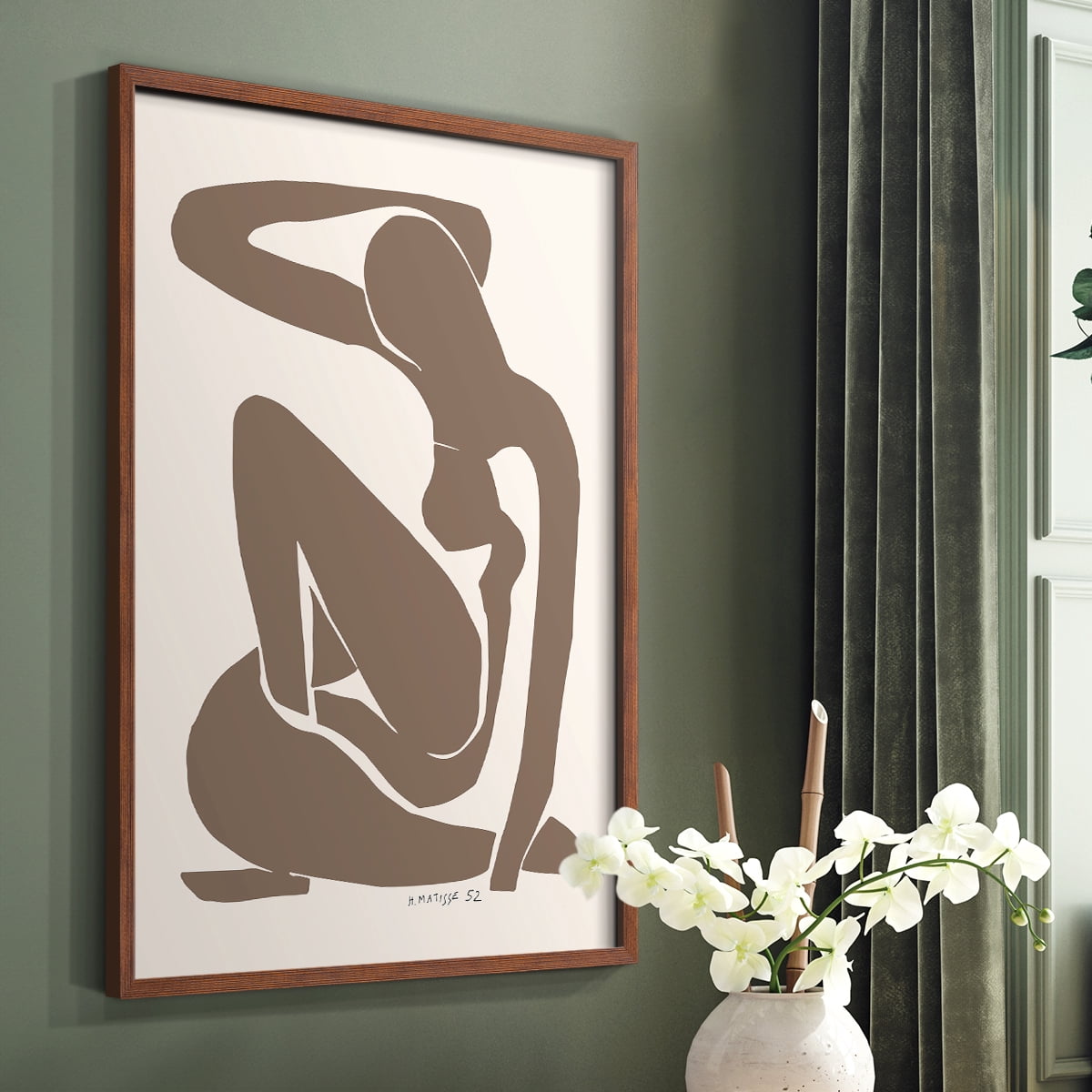 Matisse CCXV in Solid Wood 8 x 10 Framed Print