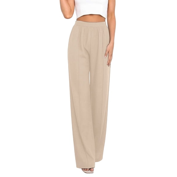 Women Wide Leg Pants High Waisted Spring 2026 Business Casual Outfits Slacks Trousers Dressy Palazzo Pants Pockets