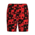 thumbnail image 6 of Daiia Playing Cards Mens Woven Stretch Pajama Short,Short Pajama Pants-Small, 6 of 7